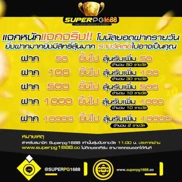 โปรโมชั่นสล็อต Superpg1688 เครดิตฟรี